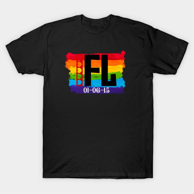 Florida Gay Marriage T-Shirt by Blood Moon Design